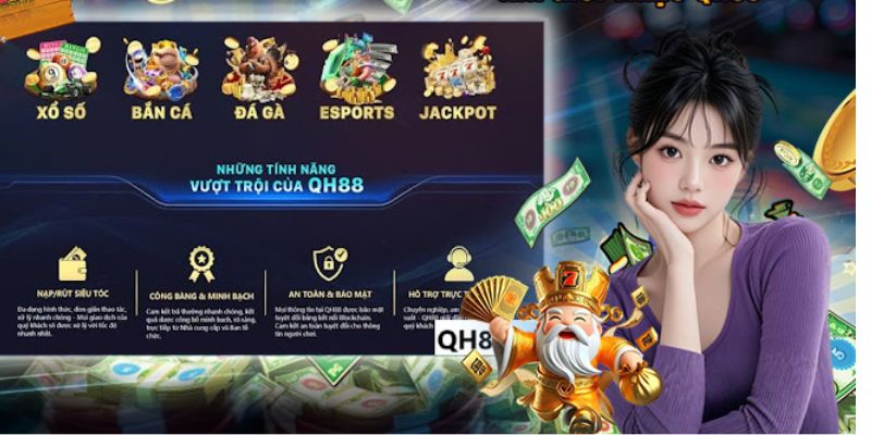 Tổng hợp các game casino QH88 hàng đầu 